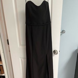 Black bridesmaids dress/gown